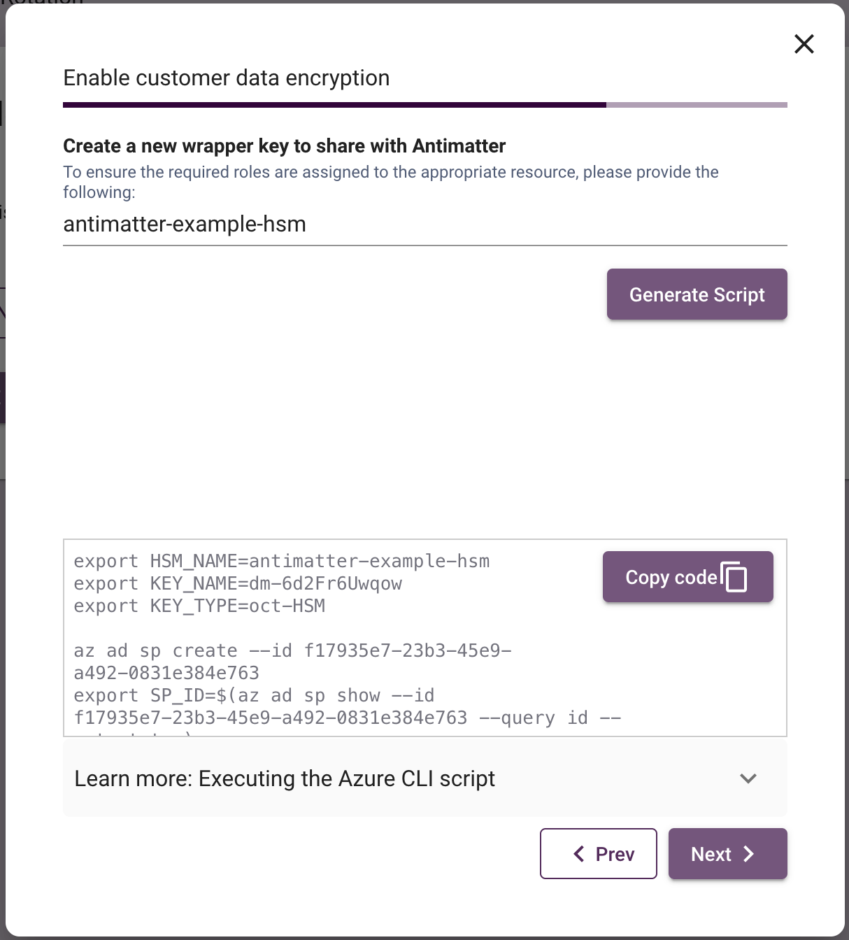 Onboarding UI